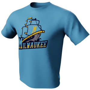 Milwaukee Ship t-shirt blue